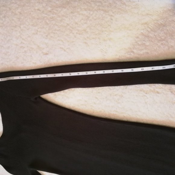 Dynamite olive green zip-up body con midi dress - Picture 7 of 11